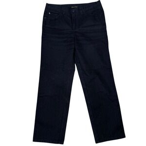 Massimo Dutti Dark Wash Denim Jeans Straight Leg Ankle Length Size 6 5046/596